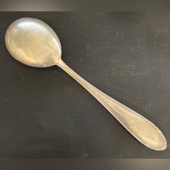 Vintage BMF 90  German Silver Plated Serving Spoon -1950’s - Picture 2 of 6